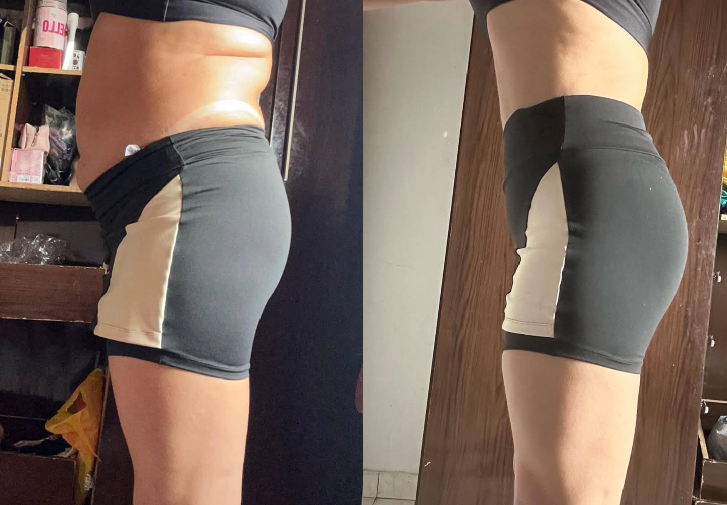 Transformación corporal: antes y después