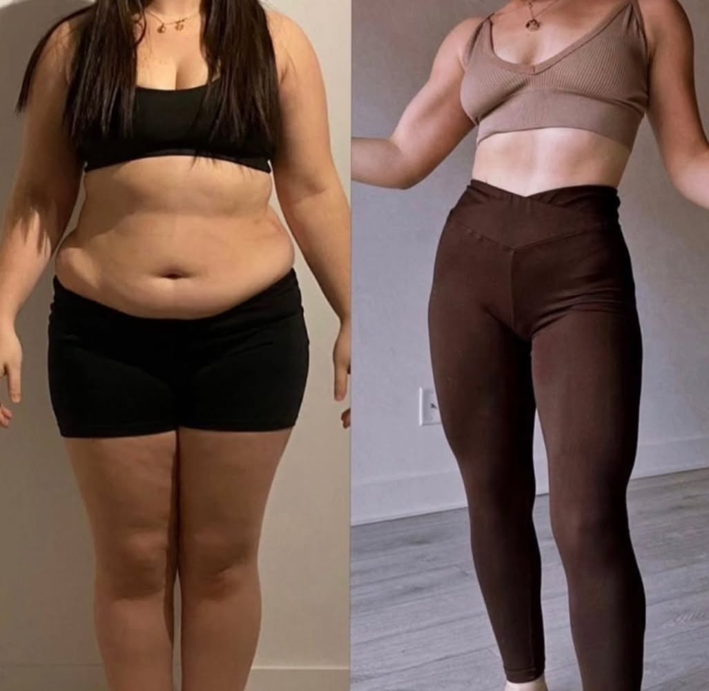 Transformación corporal: antes y después