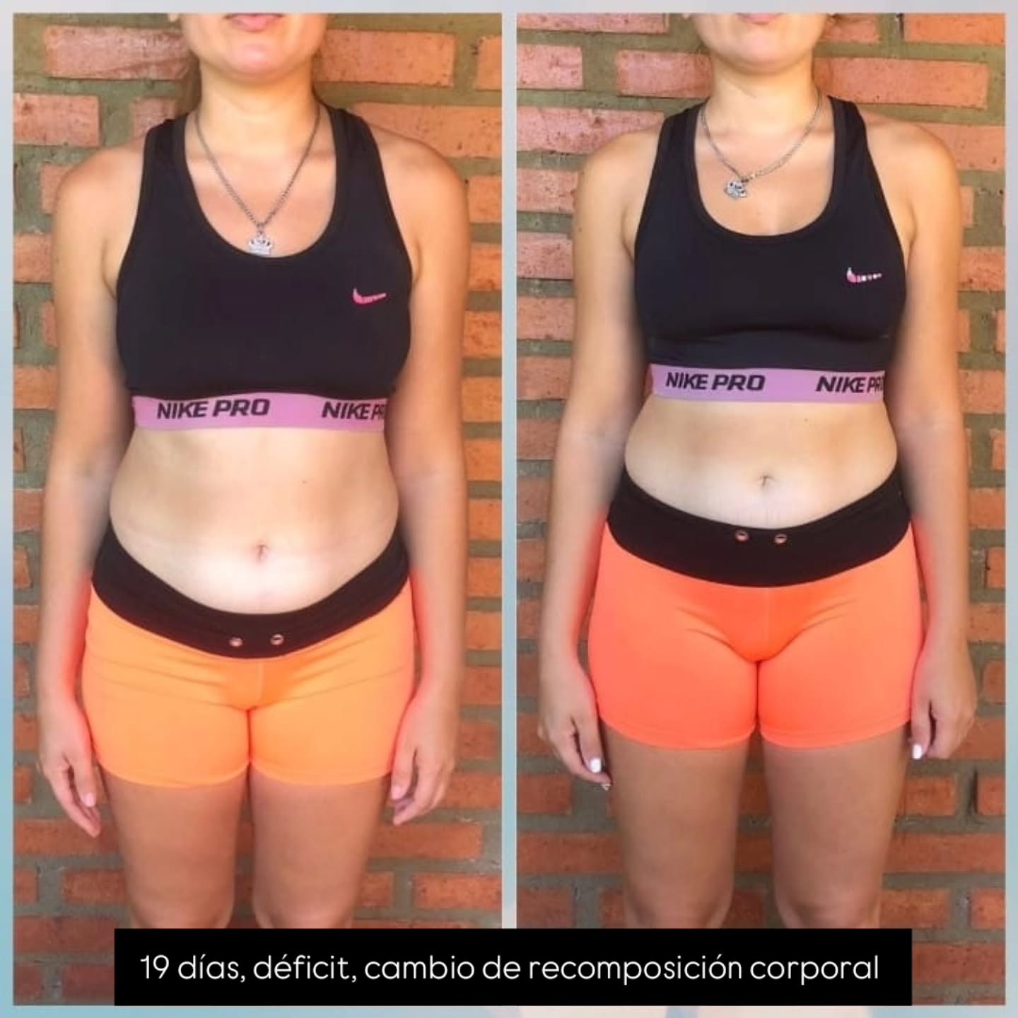 Transformación corporal: antes y después